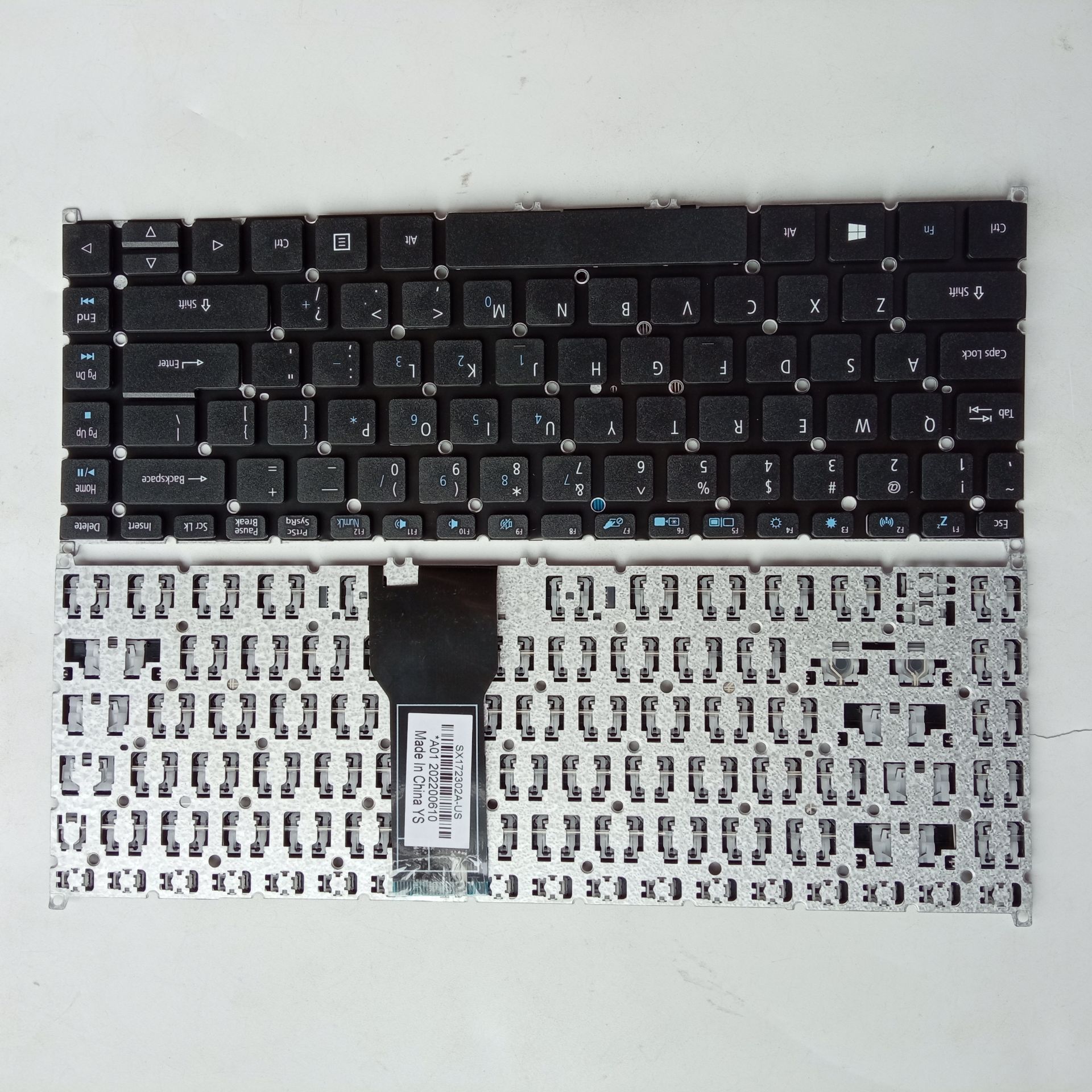 Picture of New Replacement Laptop Keyboard For ACER X40-51/X3310/X3410/TMX40-51/B114-21/P40-51/P214-51 BLACK (OEM) US Layout